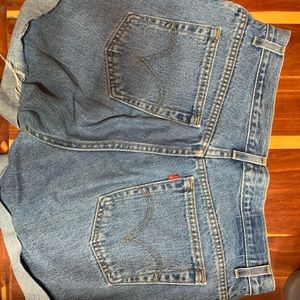 Thrifted levi 550 shorts